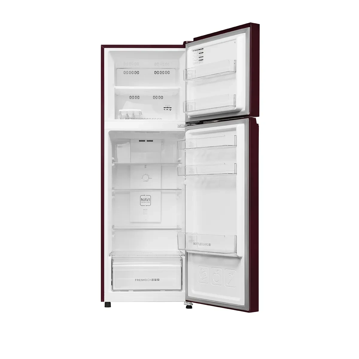 Haier 240 LTR 2 STAR FROST FREE TOP MOUNTED REFRIGERATOR HRF-2902IERC-P RED CARNATION FINISH