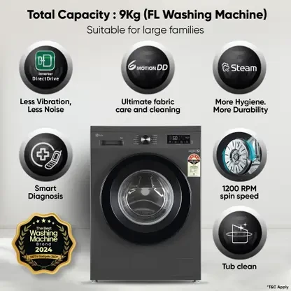 LG:WASHING MACHINE:FHB1209Z2M