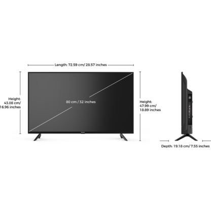 PANASONIC 32 INCHES SMART GOOGLE TV TH-32MS660DX