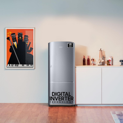 Samsung 183 LTR 2 STAR DIRECT COOL REFRIGERATOR RR20C11C2GS/HL ELEGANT INOX