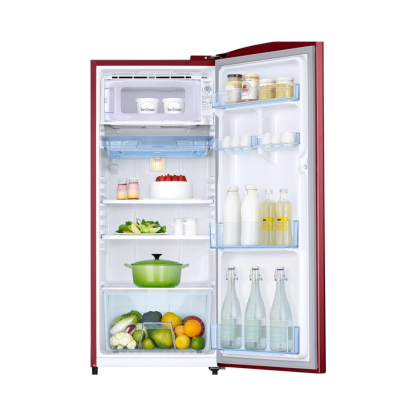 Samsung 183 LTR 2 STAR DIRECT COOL REFRIGERATOR RR20C11C2RH/HL SCARLET RED