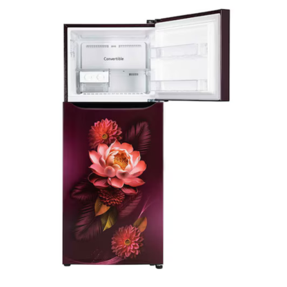LG 240 LTR 2 STAR DOUBLE DOOR REFRIGERATOR GL-S292SRWY RED WATER LILY
