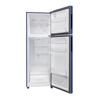 Haier 240 LTR 2 STAR FROST FREE DOUBLE DOOR REFRIGERATOR HRF-2902IERB-P RADISH BLUE