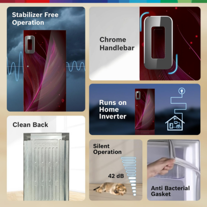 BOSCH 226 LTR N/A STAR DIRECT COOL REFRIGERATOR CST22W33PI FEATHER WINE