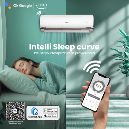 HAIER 1.5 TON 4 STAR INVERTER SPLIT AC HS18K-PYFR4BN