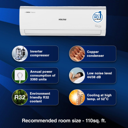VOLTAS 1.5 TON 5 STAR INVERTER SPLIT AC S185V VECTRA ELITE