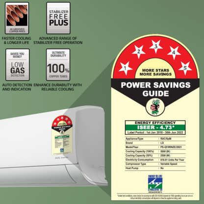 LG 1.5 TON 5 STAR INVERTER SPLIT AC US-Q19RWZE