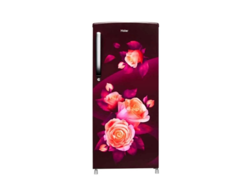 Haier 205 LTR 3 STAR DIRECT COOL REFRIGERATOR HRD-2263CRR-N RED ROSE FINISH